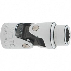 Proto - 1/4" Drive, Standard Hand Socket - 12 Points, 1-17/64" OAL, Steel, Full Polish Finish - Caliber Tooling