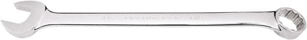 Proto - 1-1/2" 12 Point Combination Wrench - 15° Offset Angle, 20-1/4" OAL, Steel, Full Polish Finish - Caliber Tooling