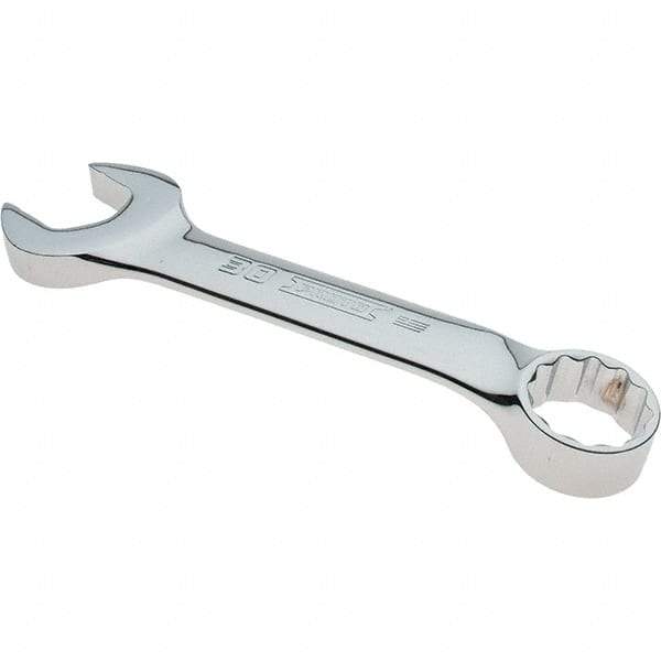 Proto - 30mm 12 Point Combination Wrench - 15° Offset Angle, 8-29/32" OAL, Steel, Full Polish Finish - Caliber Tooling