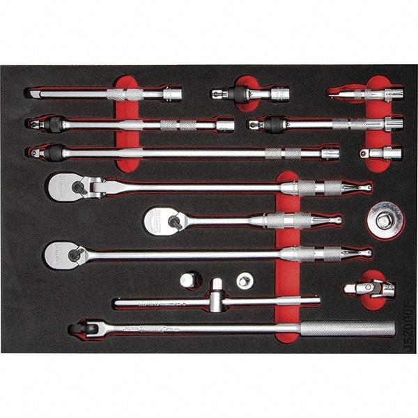 Proto - 16 Piece 3/8" Drive Mechanic's Tool Set - Comes in 11 x 16" Foam Insert - Caliber Tooling