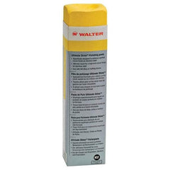 WALTER Surface Technologies - 1,300 g Polishing Compound - Compound Grade Fine, Grade 0, Yellow, For Fine Polishing, Use on Stainless Steel & Aluminum - Caliber Tooling