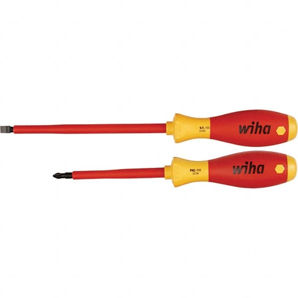 Wiha - Screwdriver Sets Screwdriver Types Included: Slotted; Phillips Number of Pieces: 2 - Caliber Tooling