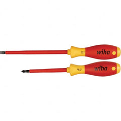 Wiha - Screwdriver Sets Screwdriver Types Included: Slotted; Phillips Number of Pieces: 2 - Caliber Tooling