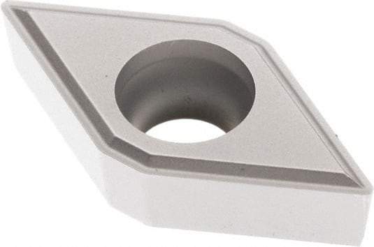 Seco - DCMT32.51 FF1 Grade TP3501 Carbide Turning Insert - TiCN/Al2O3 Finish, Diamond, 3/8" Inscr Circle, 5/32" Thick, 1/32" Corner Radius - Caliber Tooling