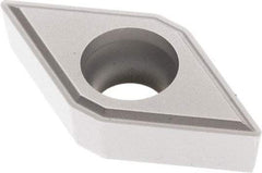 Seco - DCMT32.51 FF1 Grade TP3501 Carbide Turning Insert - TiCN/Al2O3 Finish, Diamond, 3/8" Inscr Circle, 5/32" Thick, 1/32" Corner Radius - Caliber Tooling