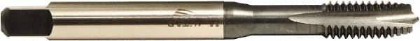 Emuge - M24x3.00 Metric, 3 Flute, NE2 Finish, HSS-E Spiral Point Tap - Plug Chamfer, Right Hand Thread, 160mm OAL, 0.76" Shank Diam, 6H Class of Fit - Exact Industrial Supply