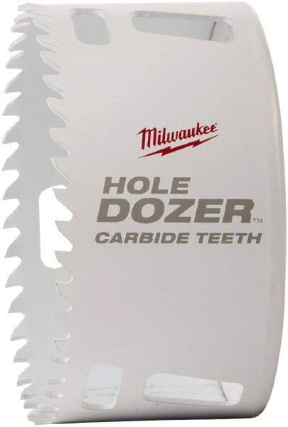 Milwaukee Tool - 3" Diam, 1-5/8" Cutting Depth, Hole Saw - Carbide-Tipped Saw, Toothed Edge - Caliber Tooling