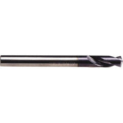 Emuge - 1/2" Body Diam, 142°, 3" OAL, Solid Carbide Spotting Drill - Caliber Tooling