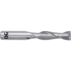 ‎3/16″ Dia. × 3/16″ Shank × 3/4″ DOC × 2-1/2″ OAL, Carbide, Uncoated, 2 Flute, Square, Solid End Mill - Caliber Tooling