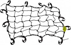 Erickson Manufacturing - Rubber Cargo Net - 28" Wide x 28" Long, Black, For Use with ATV's - Caliber Tooling