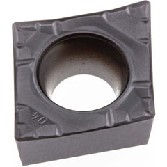 CCGT21.51FN-ALU AK10 Carbide Turning Insert Uncoated, Neutral, 6.45mm Long, 6.35mm Inscribed Circle, 0.4mm Corner Radius, 2.38mm Thick, 80° Diamond