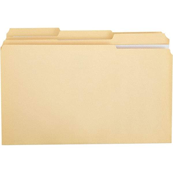 UNIVERSAL - 9-5/8 x 14-3/4", Legal, Manila, File Folders with Top Tab - 11 Point Stock, 1/3 Tab Cut Location - Caliber Tooling