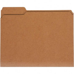 UNIVERSAL - 9-5/8 x 11-3/4", Letter Size, Kraft, File Folders with Top Tab - 11 Point Stock, 1/3 Tab Cut Location - Caliber Tooling