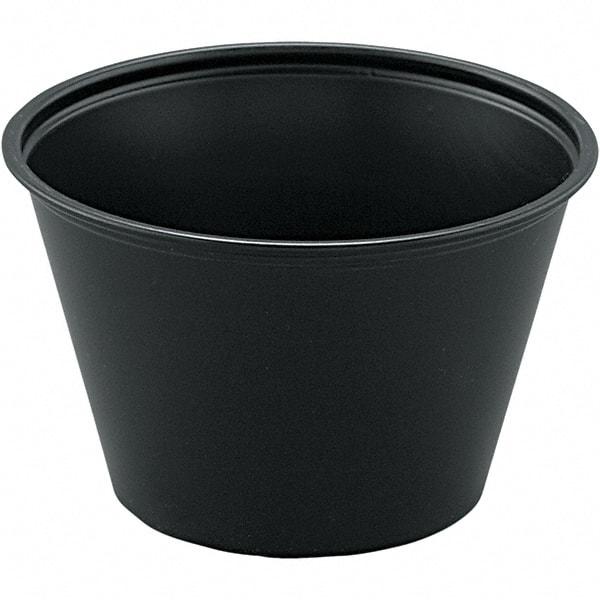 Solo - 4 oz Polystyrene Portion Cups - Black - Caliber Tooling