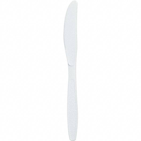 Solo - Extra Heavyweight Plastic Knives - White - Caliber Tooling