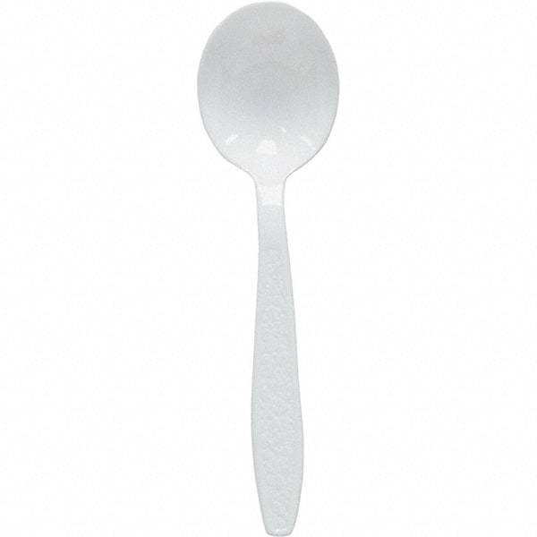 Solo - Heavyweight Polystyrene Soup Spoons - White - Caliber Tooling