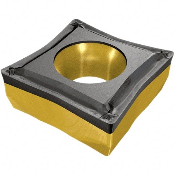 Iscar - SCMT100508 SM Grade IC8150 Carbide Turning Insert - TiCN/Al2O3 Finish, 90° Square, 3/8" Inscr Circle, 5mm Thick, 1/32" Corner Radius - Caliber Tooling