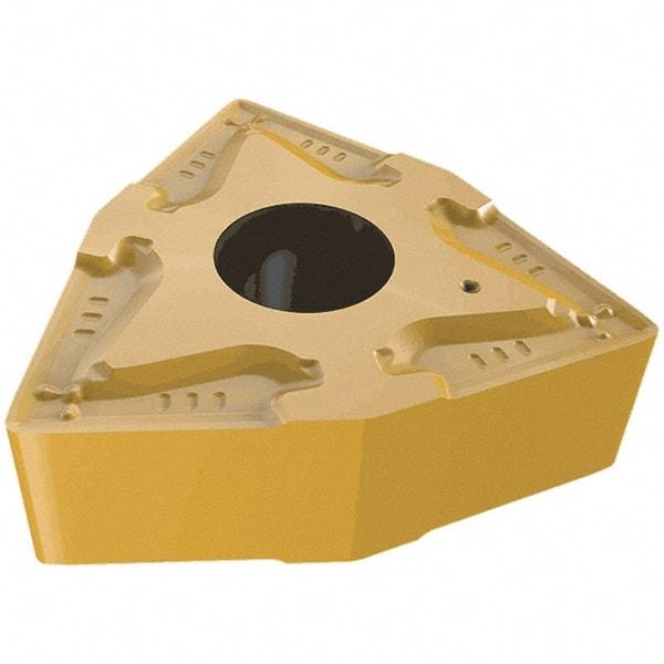 Iscar - WNMG431 FFC Grade IC20N Carbide Turning Insert - Uncoated, 80° Trigon, 12.7mm Inscr Circle, 4.76mm Thick, 0.4mm Corner Radius - Caliber Tooling