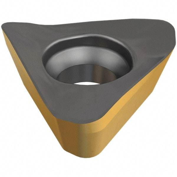 Iscar - HM390 TCKT0703 PCTR Grade IC845 Carbide Milling Insert - AlTiN Finish, 3.15mm Thick, 5.8mm Inscribed Circle, 0.5mm Corner Radius - Caliber Tooling