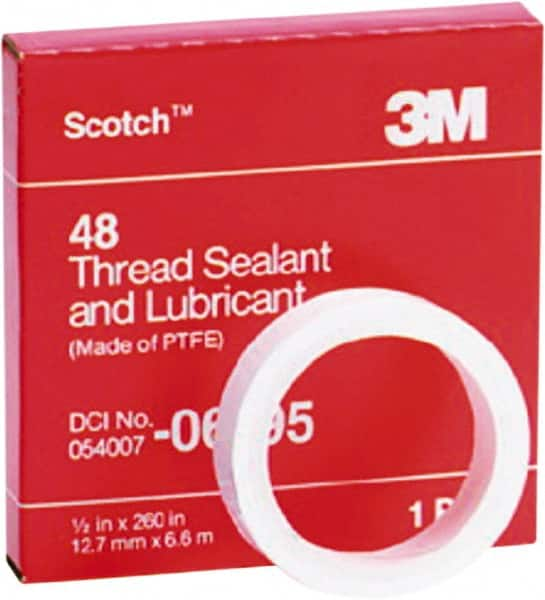 3M - 1" Wide x 520" Long General Purpose Pipe Repair Tape - 3 mil Thick, -450 to 500°F, White - Caliber Tooling