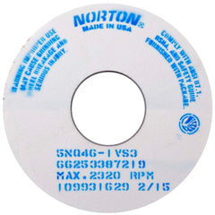 Norton - Tool & Cutter Grinding Wheels Wheel Type: Type 1 Wheel Diameter (Inch): 14 - Caliber Tooling