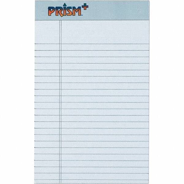 TOPS - 50 Sheet, 5 x 8", Narrow Legal Pad - Pastel Gray - Caliber Tooling