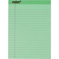 TOPS - 50 Sheet, 8-1/2 x 11-3/4", Legal/Wide (Style) Legal Pad - Pastel Green - Caliber Tooling