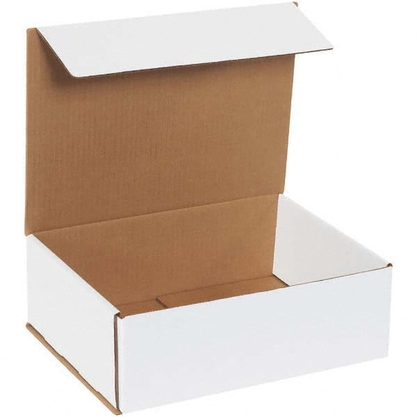 Made in USA - Pack of (50), 9" Wide x 12" Long x 4" High Corrugated Shipping Boxes - Caliber Tooling