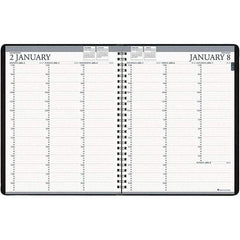 House of Doolittle - 224 Sheet, 8-1/2 x 11", Weekly Planner - Black - Caliber Tooling