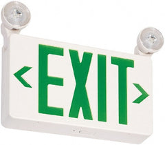 Philips - Combination Exit Signs Mounting Type: Ceiling Mount; Wall Mount Number of Faces: 1 - Caliber Tooling