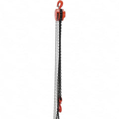 Vestil - 6,000 Lb Lifting Capacity, 20' Lift Height, Hand Hoist - Made from Chain - Caliber Tooling