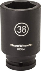 GearWrench - 3/4" Drive 32mm Deep Impact Socket - 6 Points, 3-19/35" OAL - Caliber Tooling