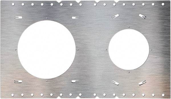 Philips - Aluminum Silver Light Fixture Plate - For Use with FDL Flat Down Lights - Caliber Tooling