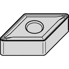 Kennametal - DNMG432 K Grade KC7310 Carbide Turning Insert - TiAlN Finish, 55° Diamond, 1/2" Inscr Circle, 3/16" Thick, 1/32" Corner Radius - Caliber Tooling