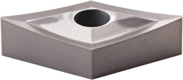 Kennametal - DNGP441 Grade KCU10 Carbide Turning Insert - AlTiN Finish, 55° Diamond, 1/2" Inscr Circle, 1/4" Thick, 1/64" Corner Radius - Caliber Tooling