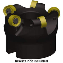 Kennametal - 80mm Cut Diam, 5mm Max Depth, 27mm Arbor Hole, 8 Inserts, RN.J 10T3... Insert Style, Indexable Copy Face Mill - KDR Cutter Style, 50mm High, Series Rodeka - Caliber Tooling