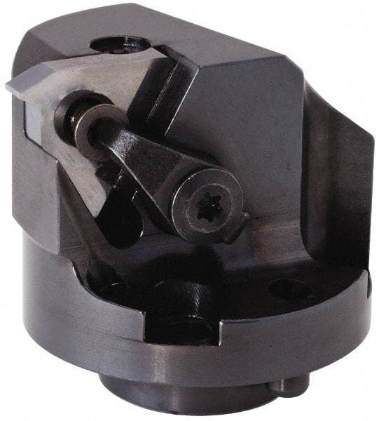 Kennametal - Insert Style LT 27NR, 41.28mm Head Length, Right Hand Cut, Internal Modular Threading Cutting Unit Head - System Size H40, 38.89mm Center to Cutting Edge, Series LT Threading - Caliber Tooling