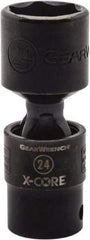 GearWrench - 1/2" Drive 14mm Standard Universal Impact Socket - 6 Points, 2-9/11" OAL - Caliber Tooling