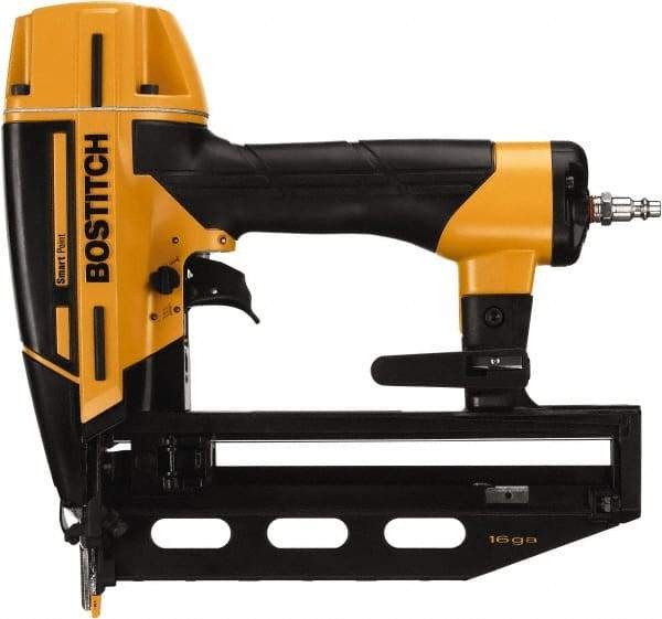 Stanley Bostitch - 1-1/4 to 2-1/2" Nail Length, 16 Gauge Finish Air Nailer Kit - 70 to 120 psi - Caliber Tooling