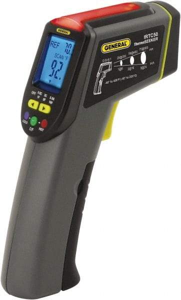 General - -40 to 220°C (-40 to 428°F) Infrared Thermometer - 8:1 Distance to Spot Ratio - Caliber Tooling