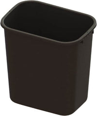 O-Cedar - 28 Qt Black Rectangle Trash Can - Plastic, 15" High x 15.07" Long x 10.4" Wide - Caliber Tooling