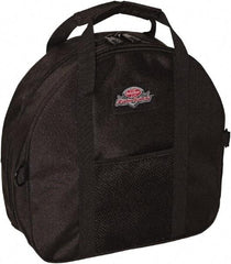 Bucket Boss - 2 Pocket Black Polyester Cable & Tool Bag - 4-13/64" Wide x 14-1/2" Deep x 13-51/64" High - Caliber Tooling