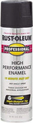 Rust-Oleum - Black, Flat, Rust Proof Enamel Spray Paint - 14 Sq Ft per Can, 15 oz Container, Use on Multipurpose - Caliber Tooling