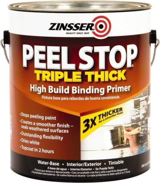 Rust-Oleum - 1 Gal White Peel Stop Primer - 50 to 200 Sq Ft Coverage, <100 gL Content, Quick Drying, Interior/Exterior - Caliber Tooling