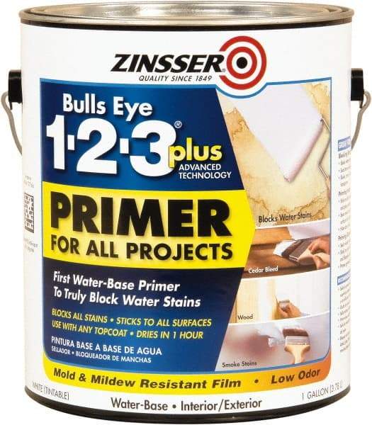 Rust-Oleum - 1 Gal White Alkyd Primer - 400 Sq Ft Coverage, 4 gL Content, Quick Drying, Interior/Exterior - Caliber Tooling