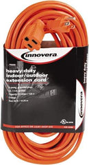 innovera - 50', 14/2 Gauge/Conductors, Orange Indoor & Outdoor Extension Cord - 1 Receptacle, 13 Amps, NEMA 5-15R - Caliber Tooling