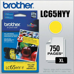 Brother - Yellow Ink Cartridge - Use with Brother MFC-5890CN, 5895CW, 6490CW, 6890CDW - Caliber Tooling