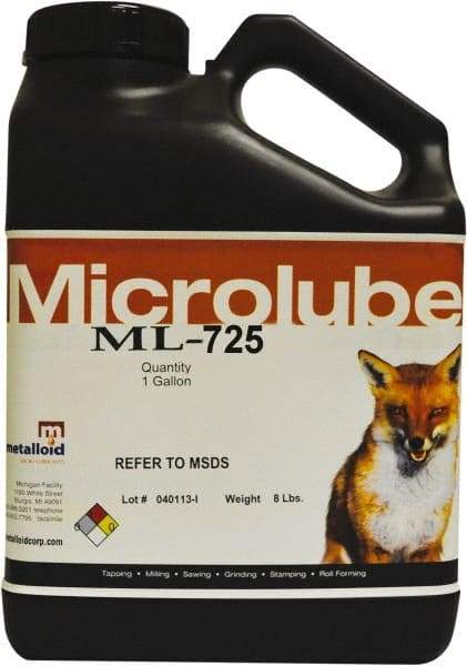 Metalloid - Microlubricant ML-725, 55 Gal Drum Cutting & Sawing Fluid - Straight Oil - Caliber Tooling