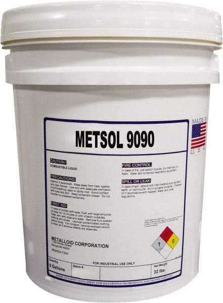 Metalloid - Metsol 9090, 55 Gal Drum Cutting Fluid - Water Soluble - Caliber Tooling