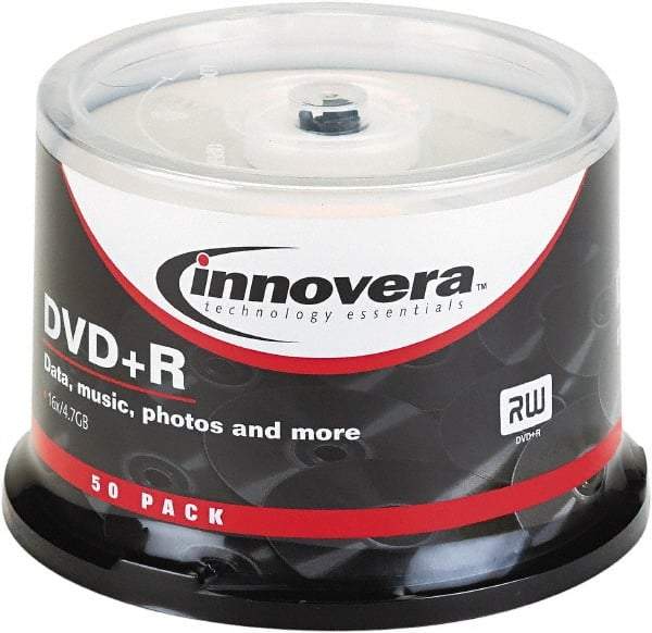 innovera - DVD+R Discs - Use with CD, DVD Drives - Caliber Tooling